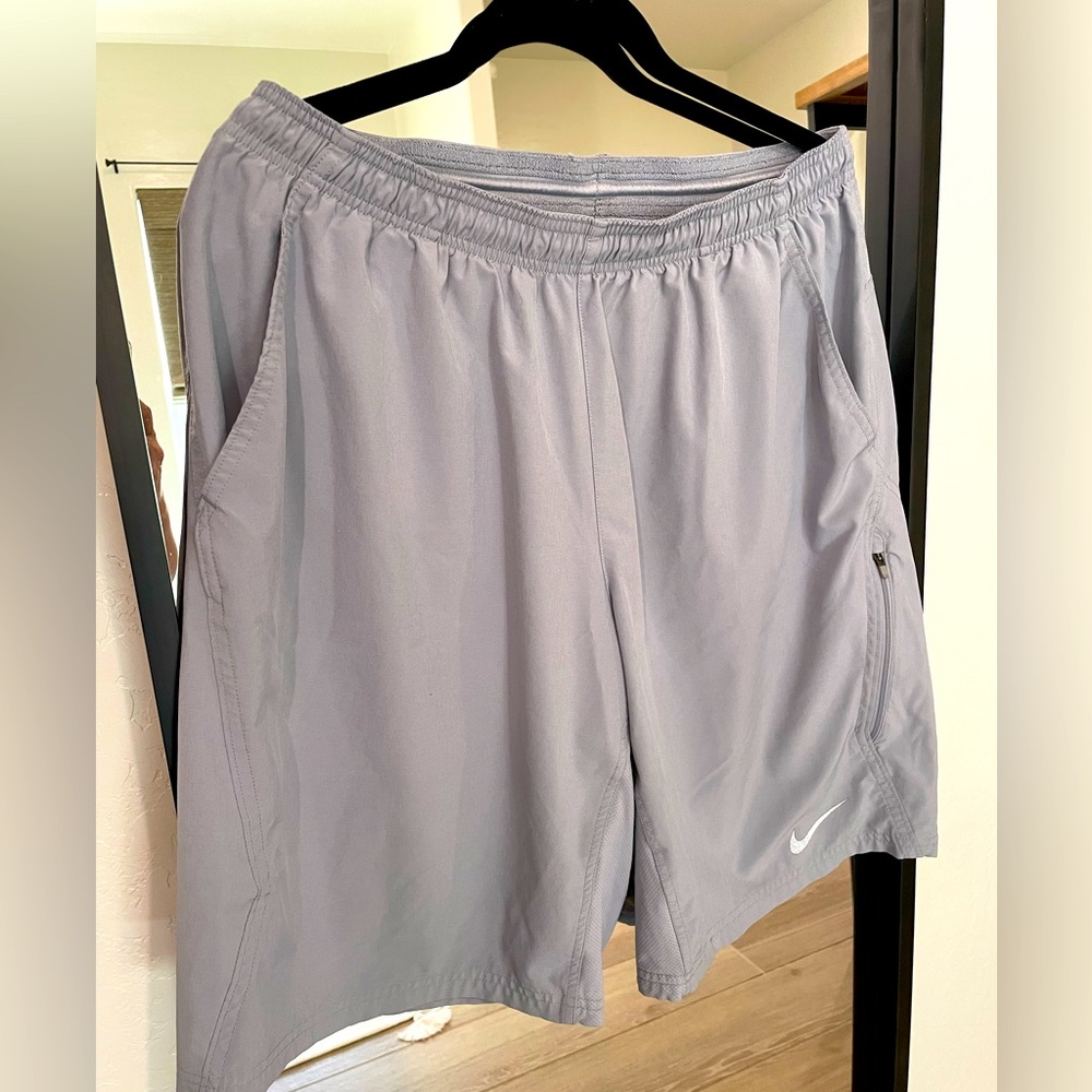 Gray Nike shorts